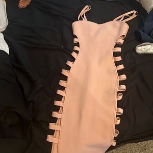 Pink Akira Dress w/ slits on the side